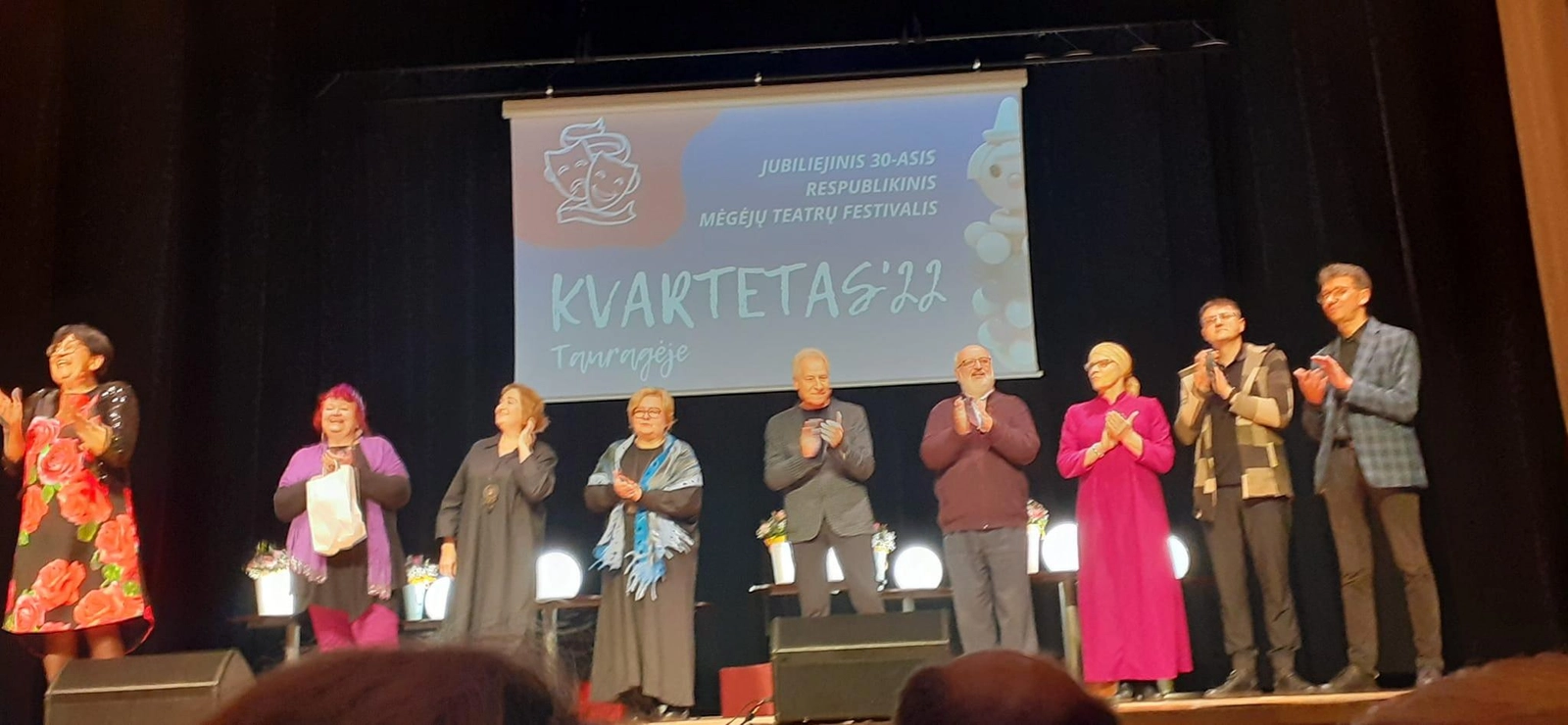 30-asis „Kvartetas“: netrūko nei sveikinimų, nei aplodismentų, nei juoko
