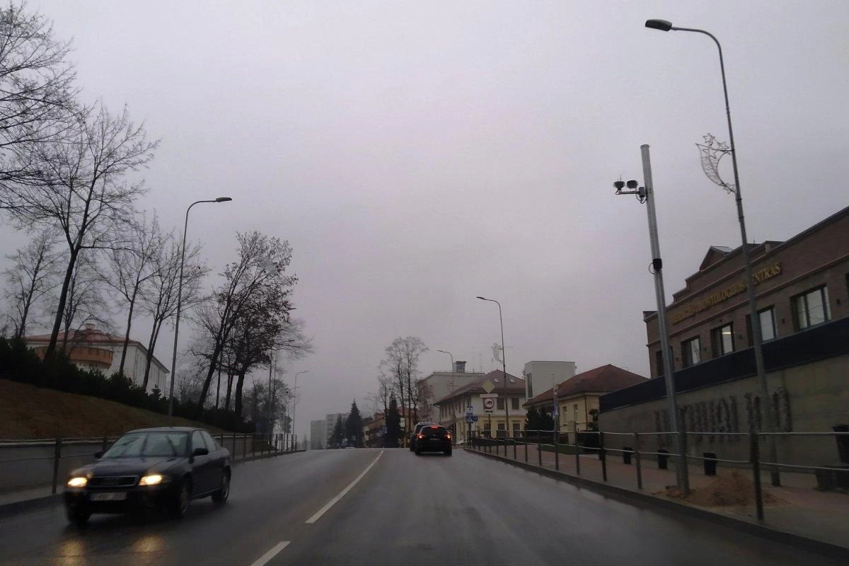 Avaringoje Dariaus ir Girėno gatvės vietoje įrengtas greičio matuoklis