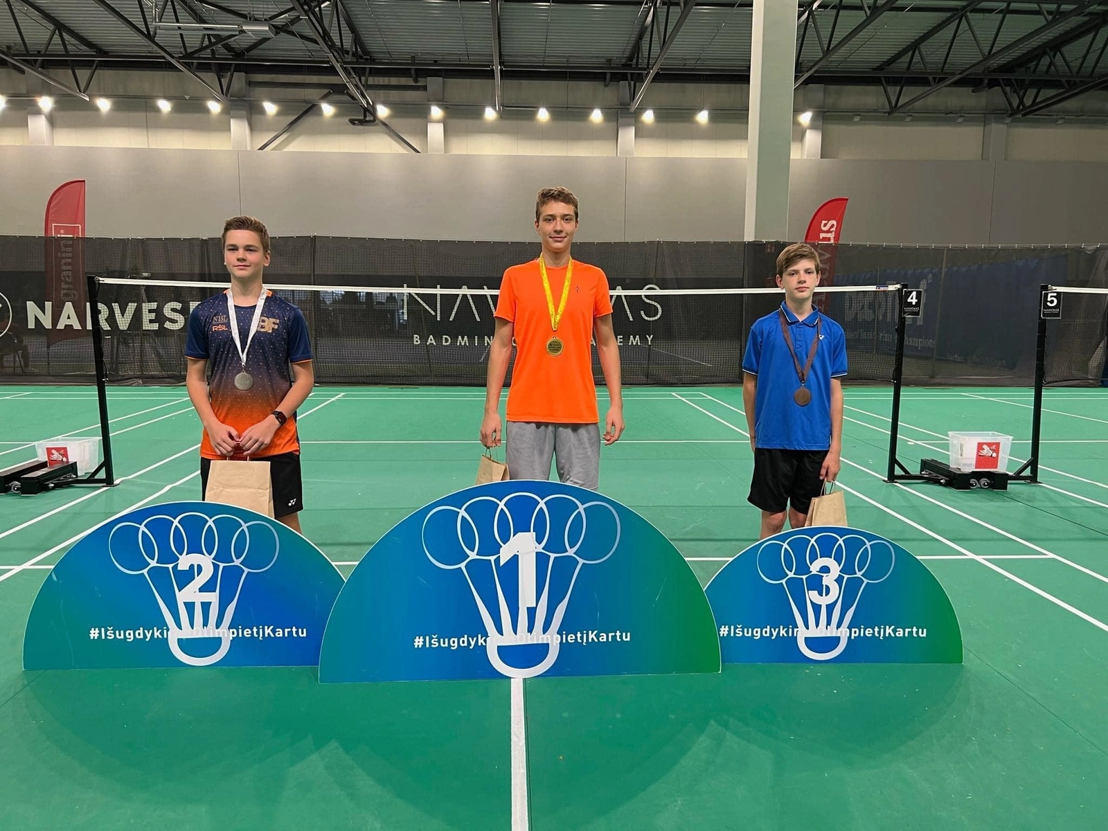 Badmintono turnyre nusileido ukrainiečiams