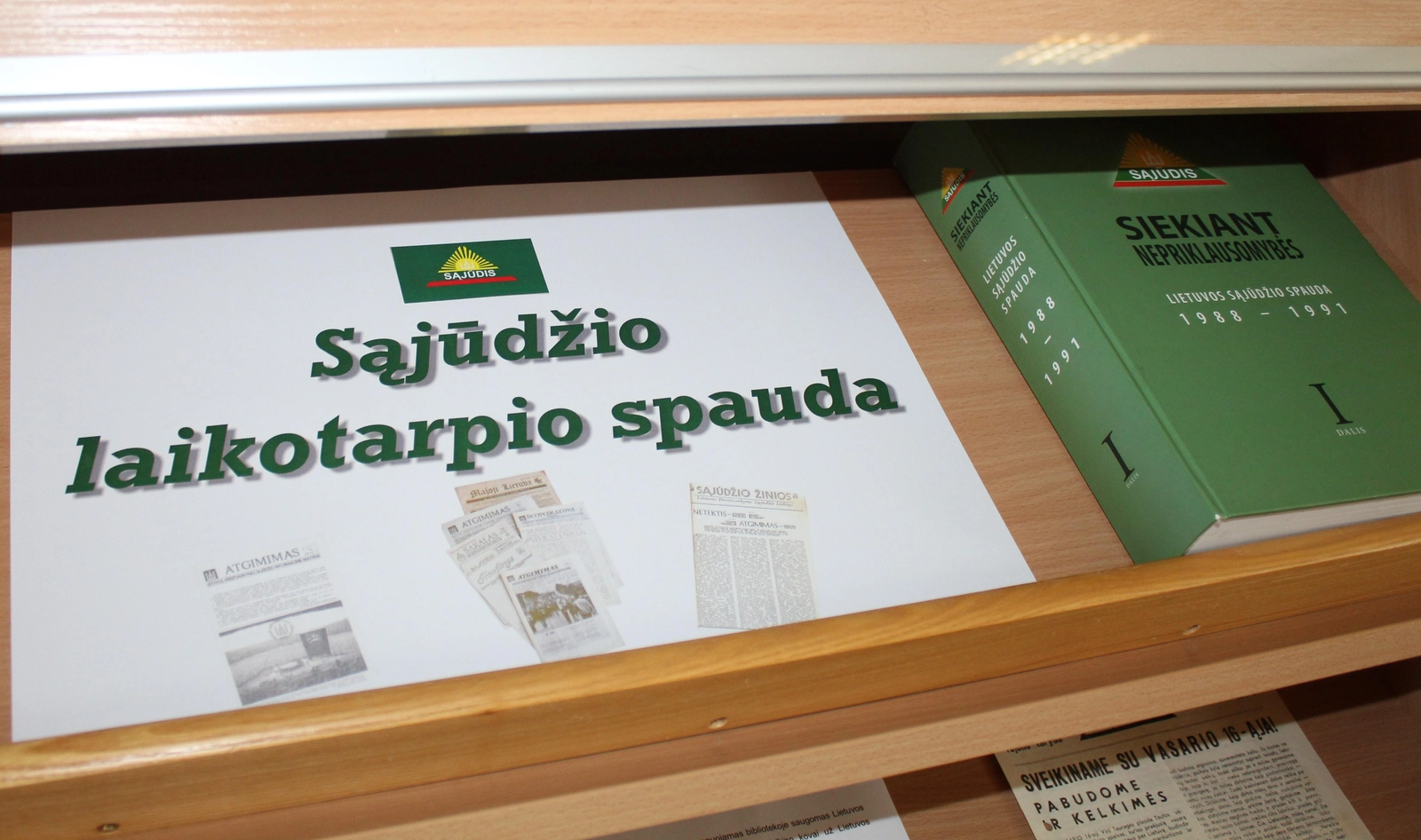 Bibliotekoje – Sąjūdžio laikotarpio spaudos paroda