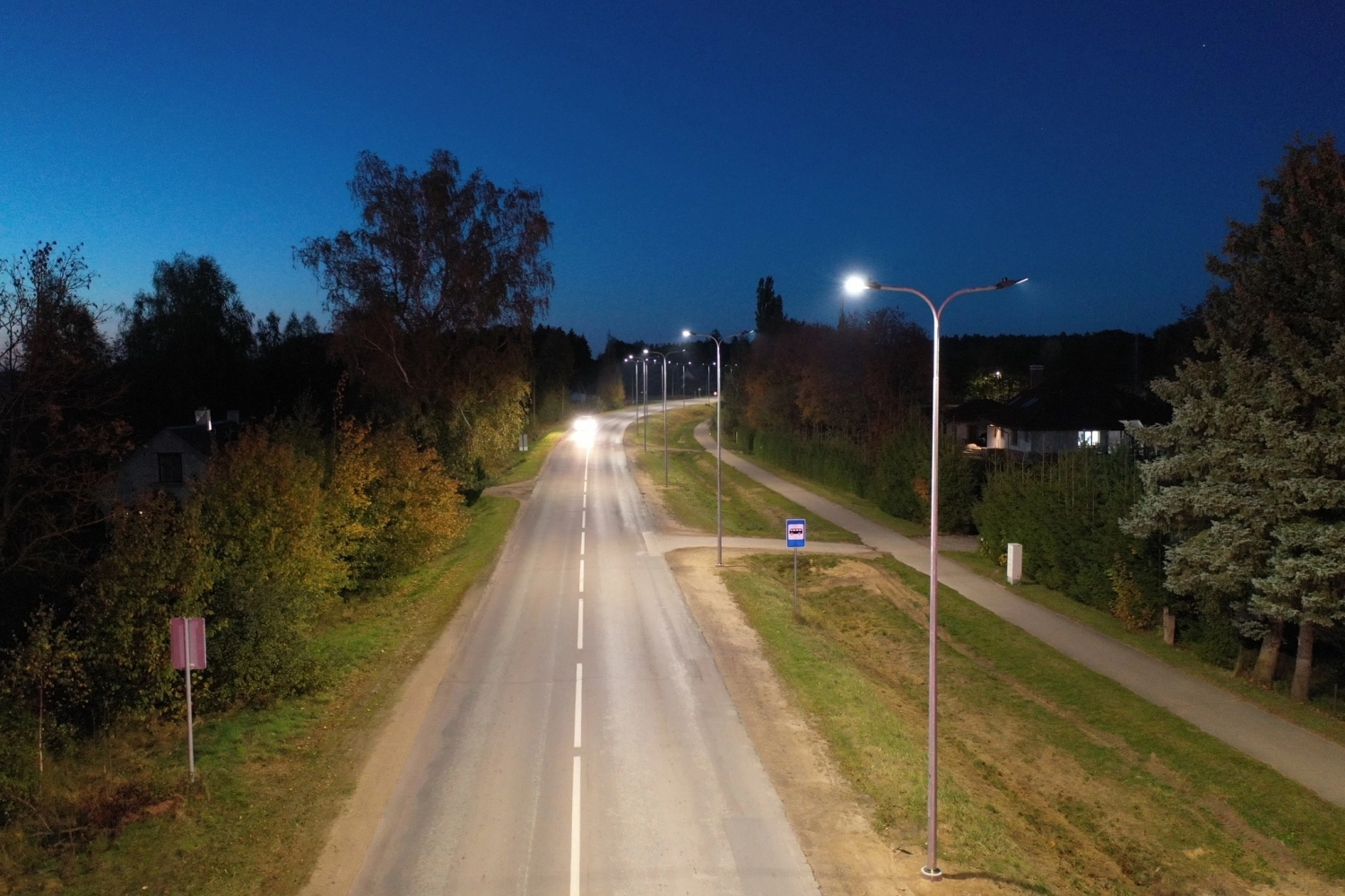 Dar vienas įvažiavimas į Tauragės miestą nušvito