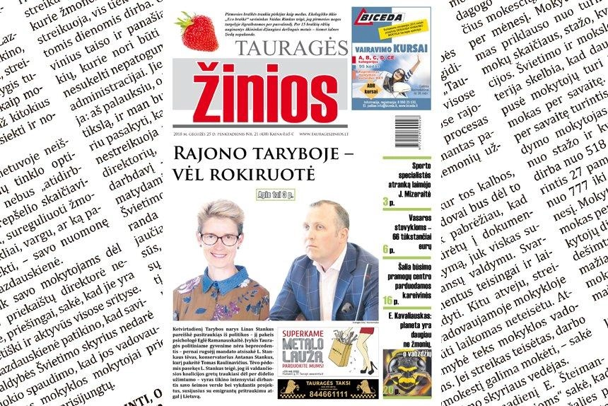 Gegužės 25-osios numerio anonsas