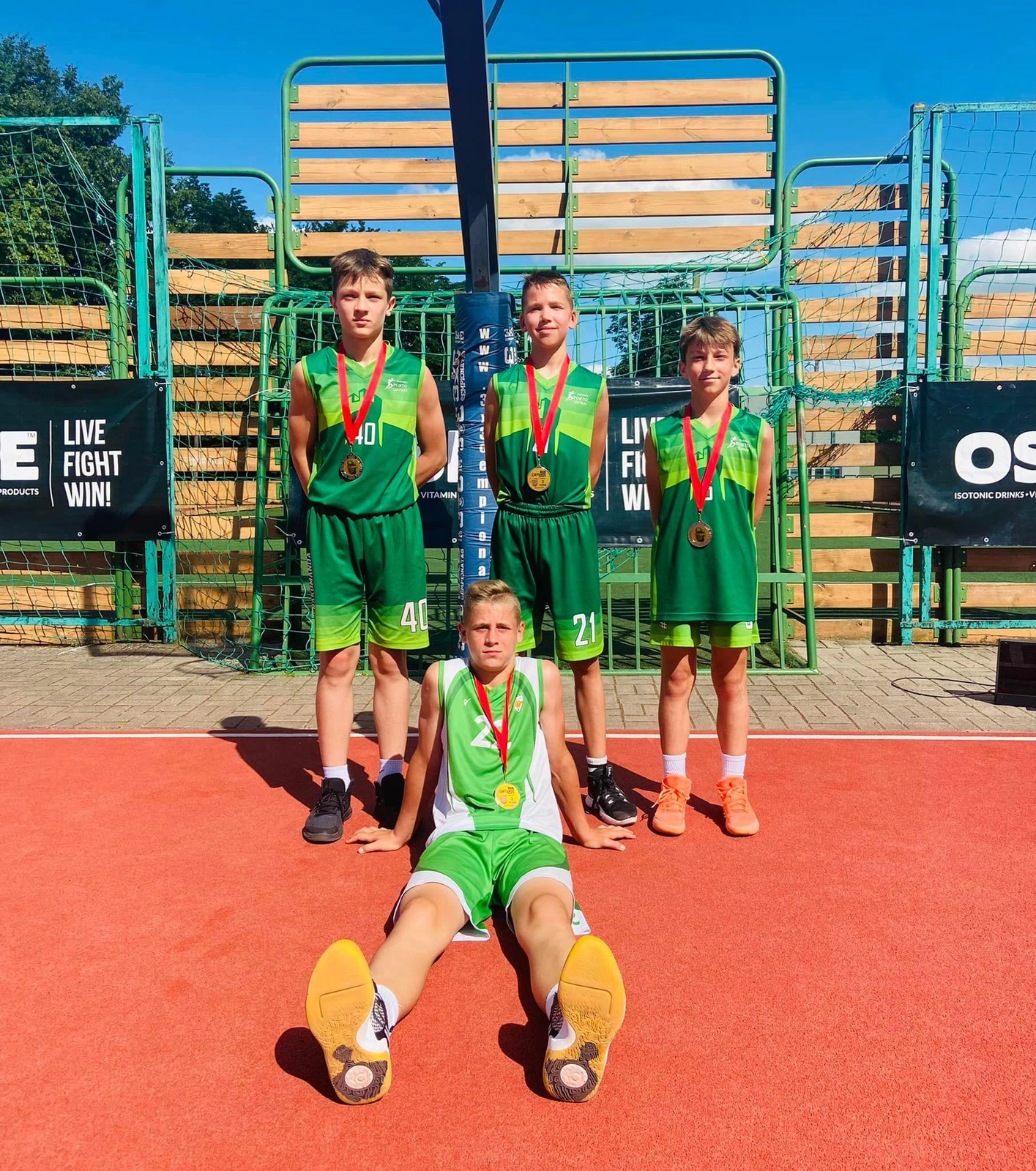 Jaunieji krepšininkai pelnė sidabro medalius 3x3 čempionatuose
