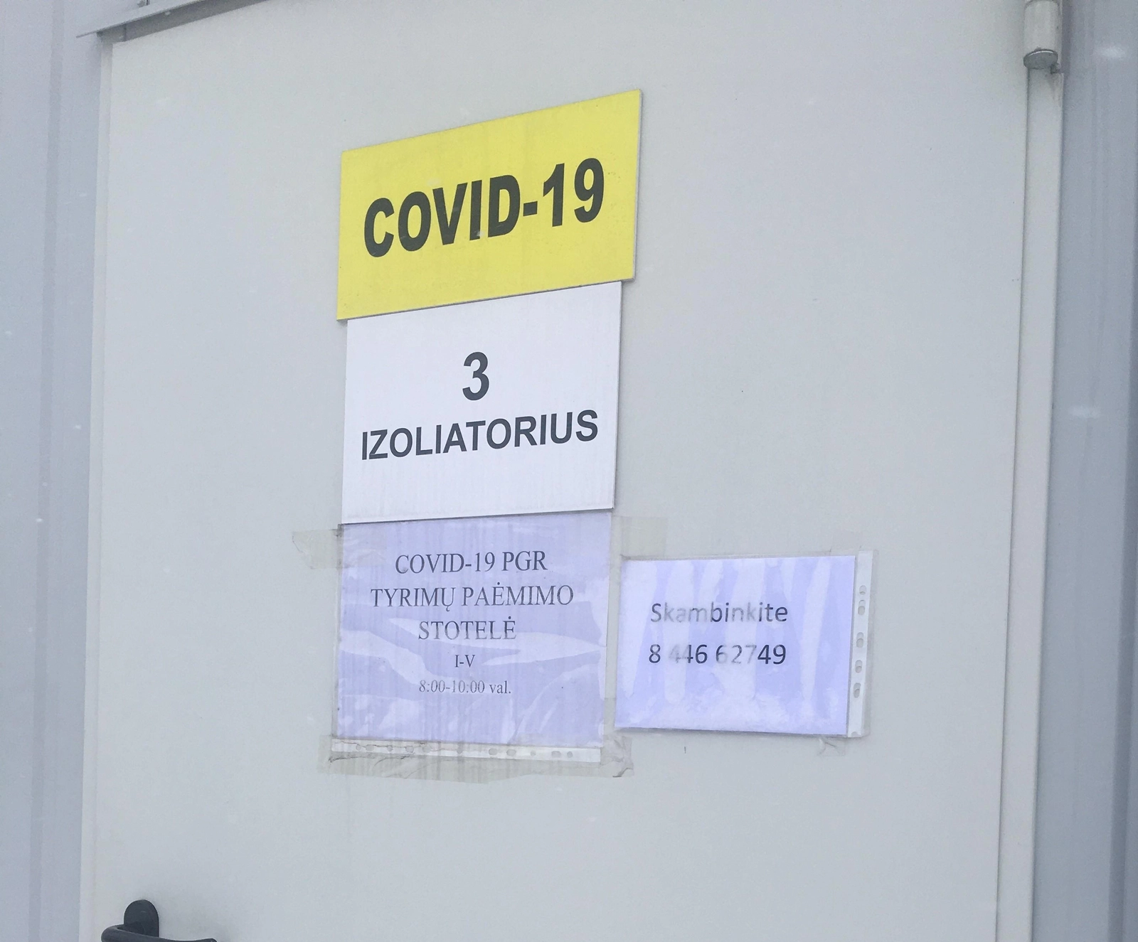 Koronaviruso susirgimų Tauragėje vakar  nenustatyta