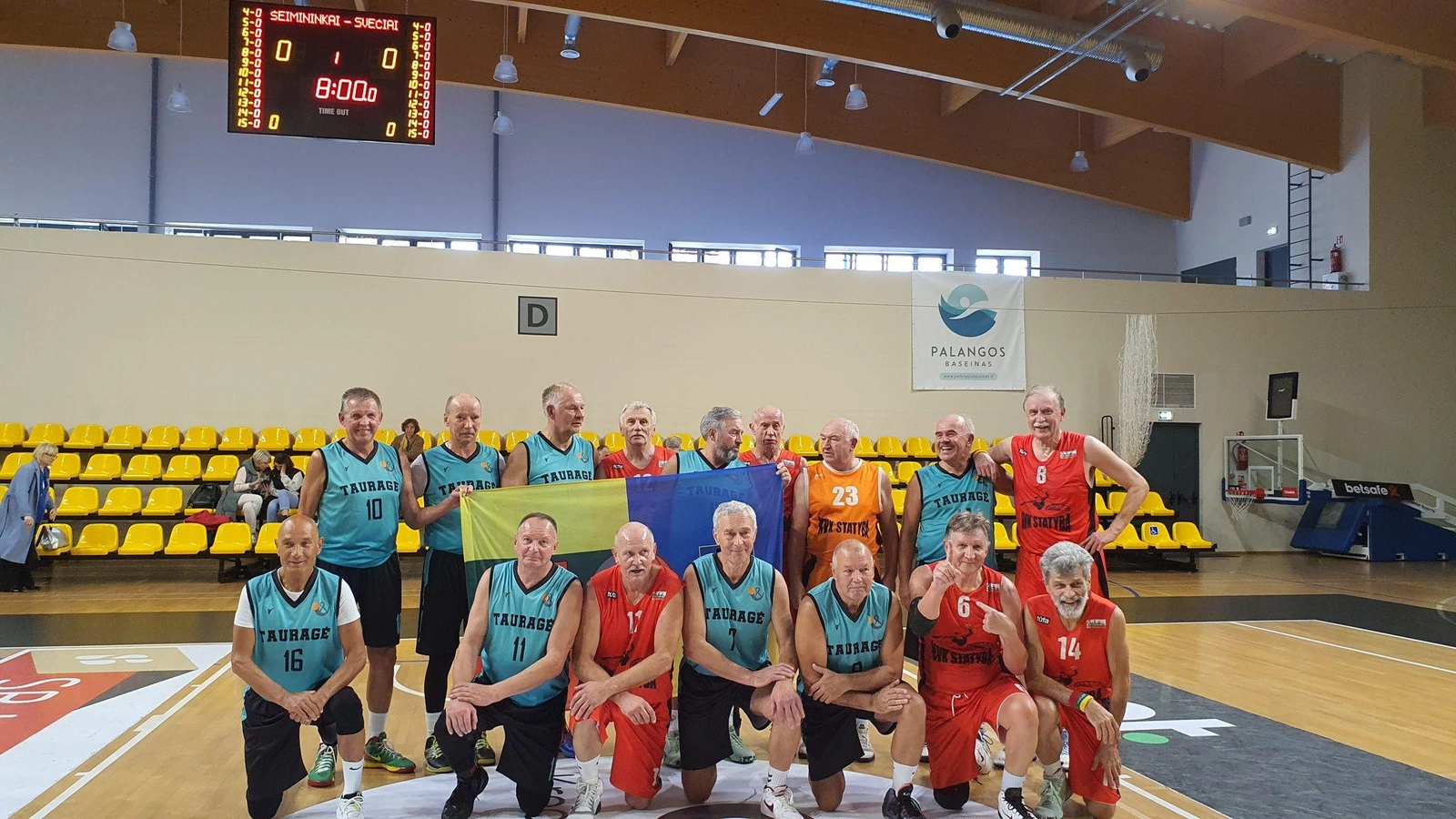 Krepšinio veteranus vėl lydėjo sėkmė