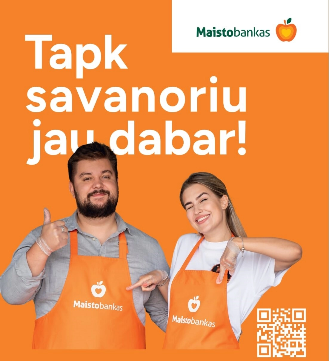 „Maisto bankas“ kviečia tapti savanoriais
