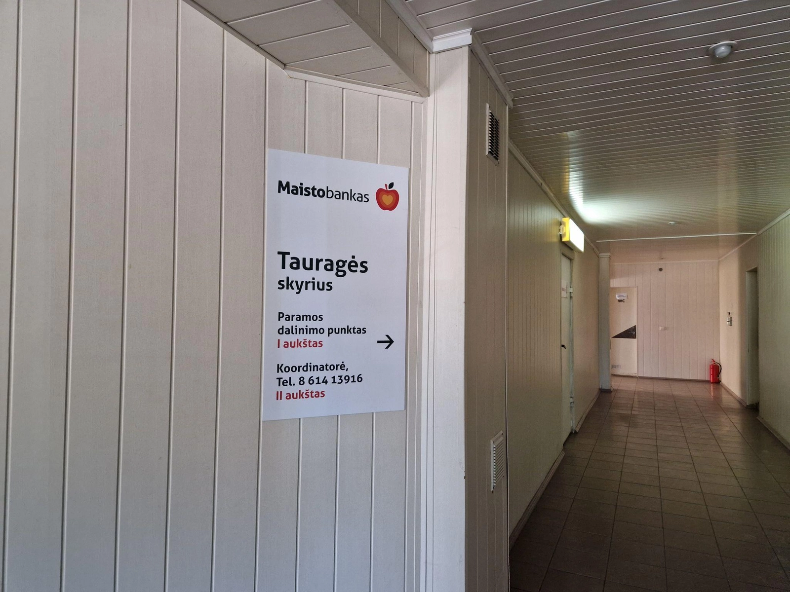 „Maisto banko“ Tauragės padalinyje paramą gauna apie 100 žmonių
