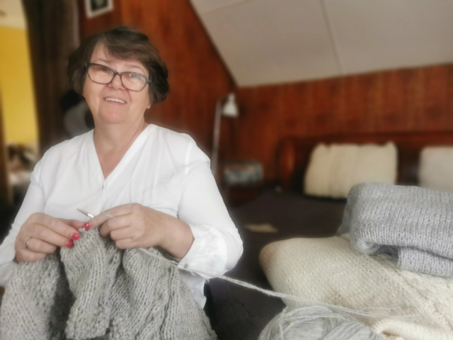 Mezgėja Adelė Jasienė: „Mezgimas – geriausias vaistas nuo depresijos“