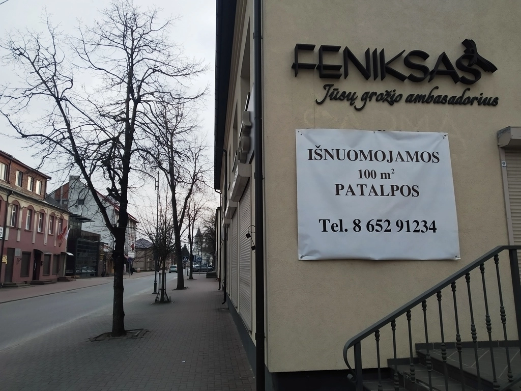 Mieste – komercinių patalpų perteklius