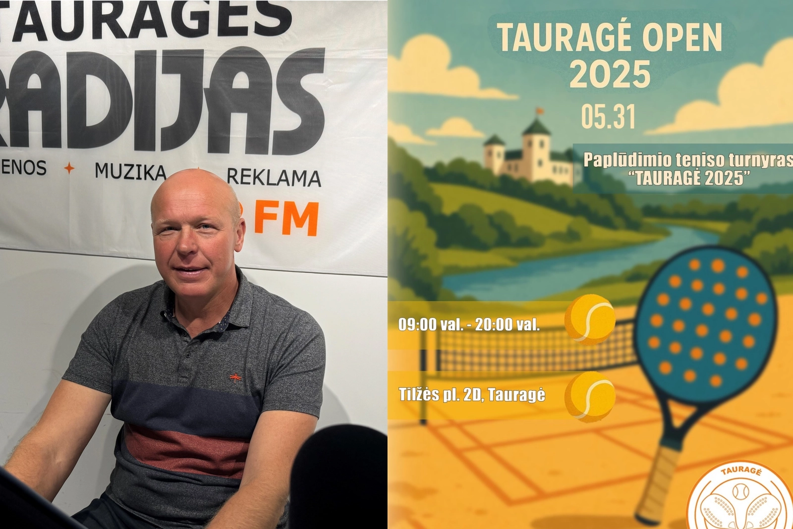 Mindaugas Dumčius apie paplūdimio teniso turnyrą „Taura