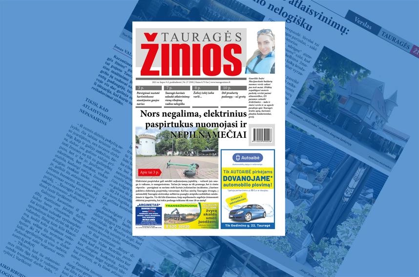 Naujausiame numeryje – kaip paspirtukus, nors neturi teisės, išsinuomoja nepilnamečiai? 