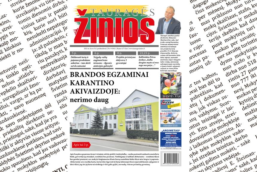 Naujausias numeris – brandos egzaminai karantino akivaizdoje: nerimo daug