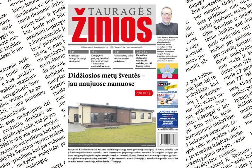 Naujausias numeris: didžiosios metų šventės – jau naujuose namuose