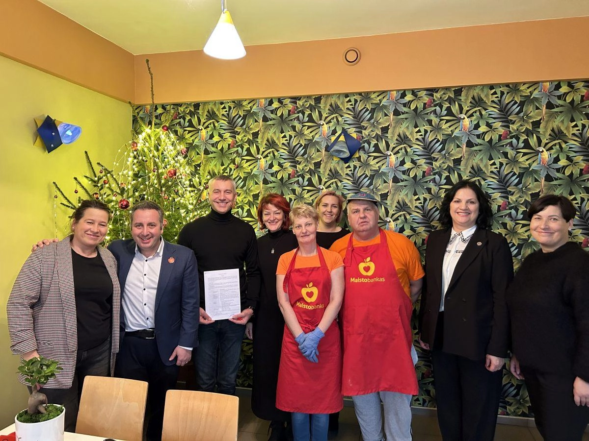 Oficialiai atidaryta socialinė valgykla Tauragėje