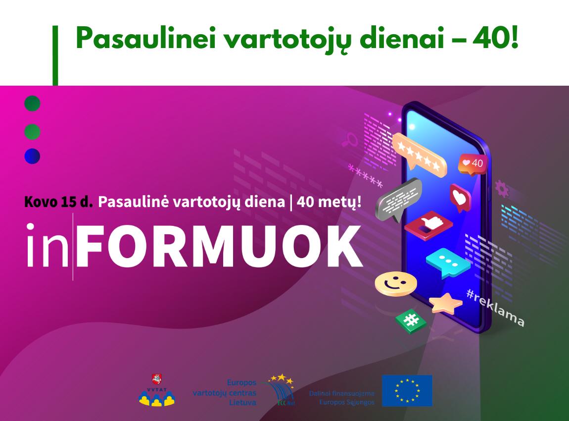Pasaulinei vartotojų dienai – 40! Šia proga – 40 fakt