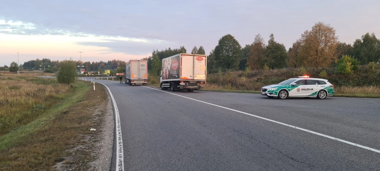 Penki iš šešių pažeidėjų – sunkvežimių vairuotojai