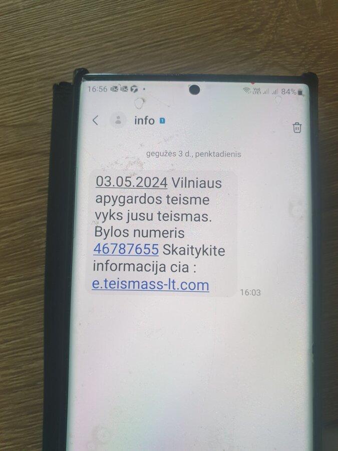 Perspėjimas – gyventojams  siunčiamos melagingos SMS žinutes