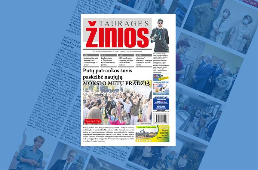 Pirmajame rudens numeryje: Putų patrankos šūvis paskelbė naujųjų mokslo metų pradžią
