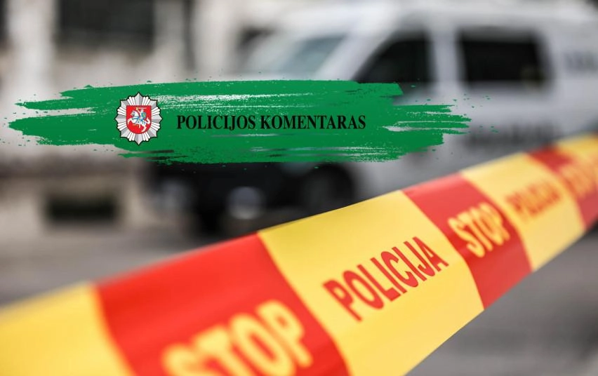 Policija informuoja apie melagingą pranešimą