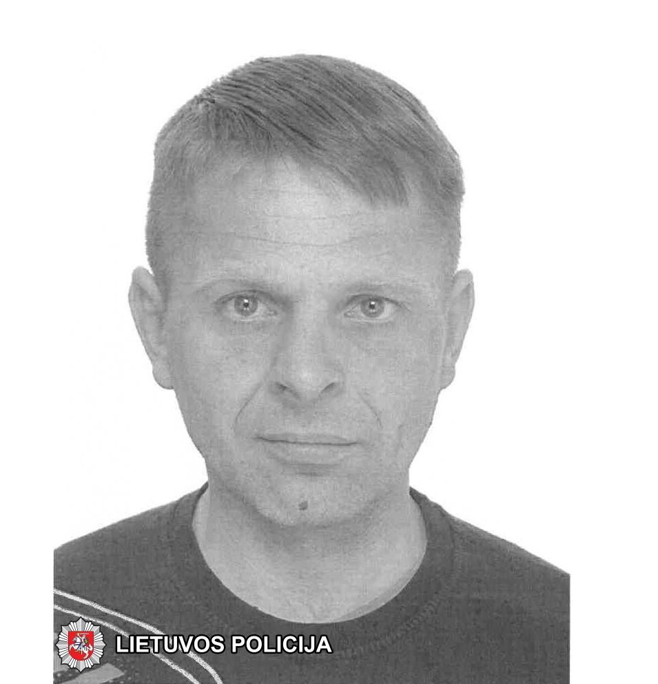 Policijos pareigūnai ieško smurtu įtariamo vyriškio