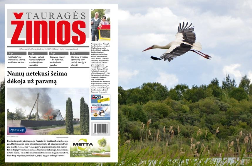 Šį penktadienį „Tauragės žiniose“: Namų netekusi šeima dėkoja už paramą