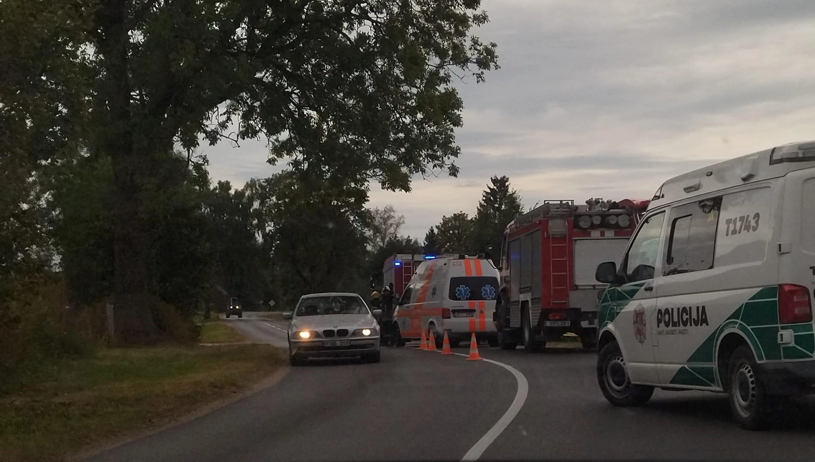 Skaudi avarija Dacijonuose – žuvo keleivis