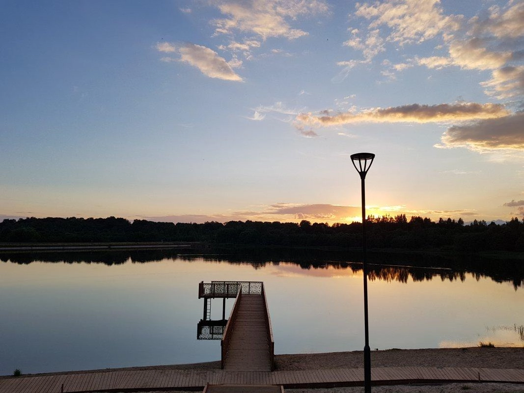 Skaudvilės tvenkinio maudykloje maudytis nerekomenduojama