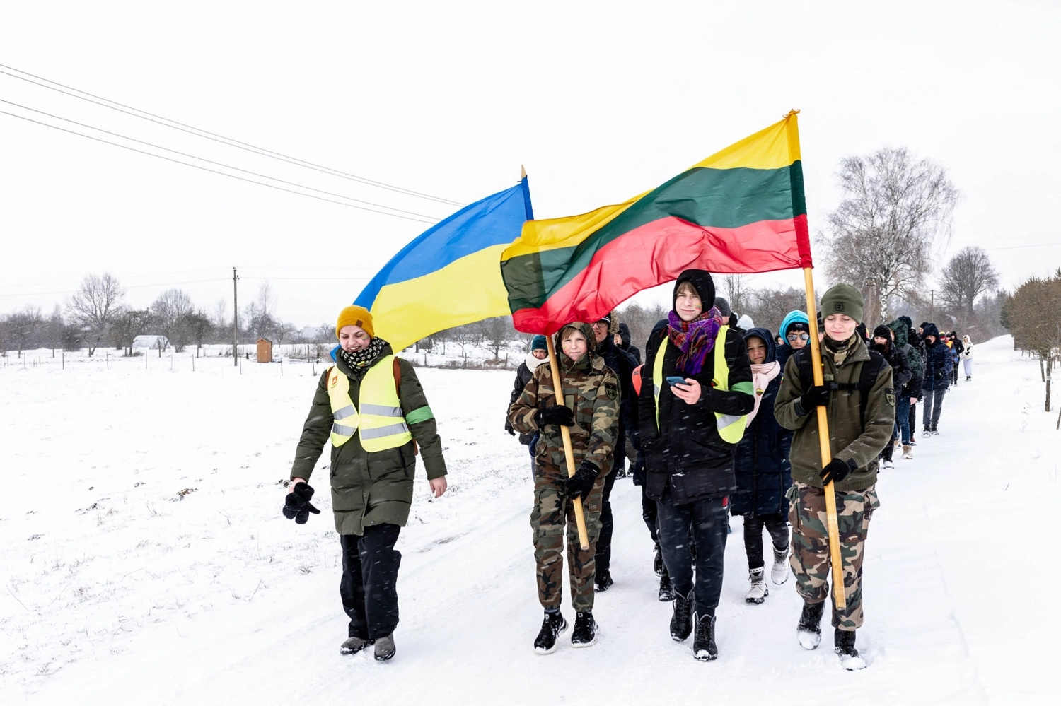 Skaudviliškiai sukvietė į žygį, skirtą Kovo 11-ajai paminėti
