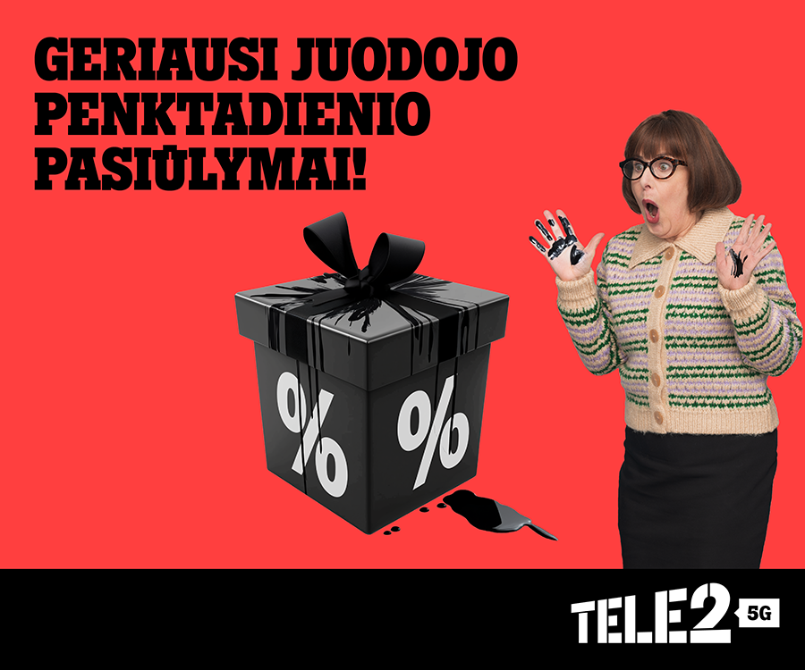 Su „Tele2“ „Juodasis penktadienis“ tęsis visą sava