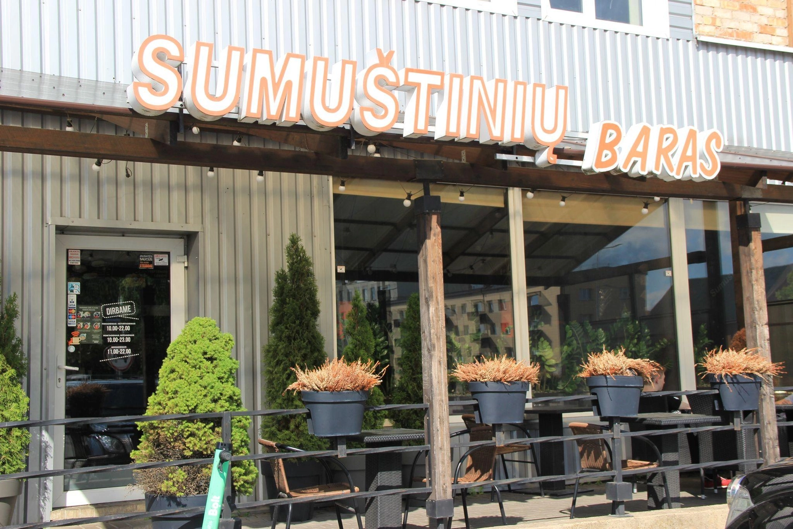 Sumuštinių baras persikels į naujas patalpas