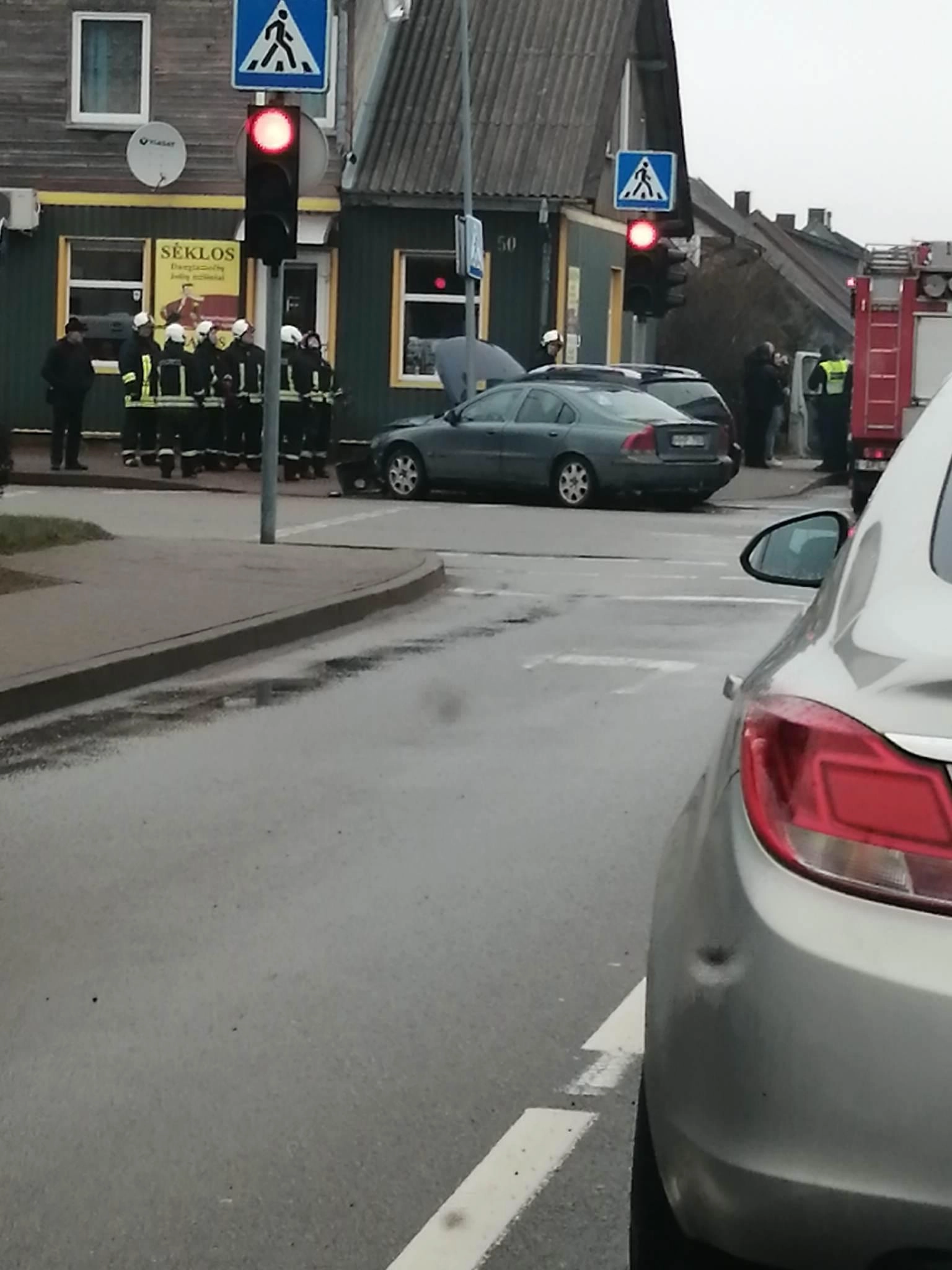 Susidūrė automobiliai