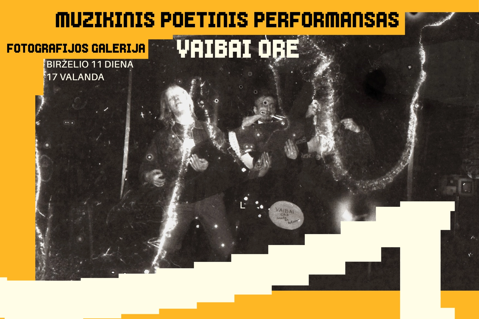 Susitikimas su fotomenininke Justina Tulaite ir muzikinis/poetinis performansas Vaivai
