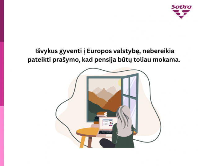 Svarbus pokytis: išvykus gyventi į Europos valstybę, soci