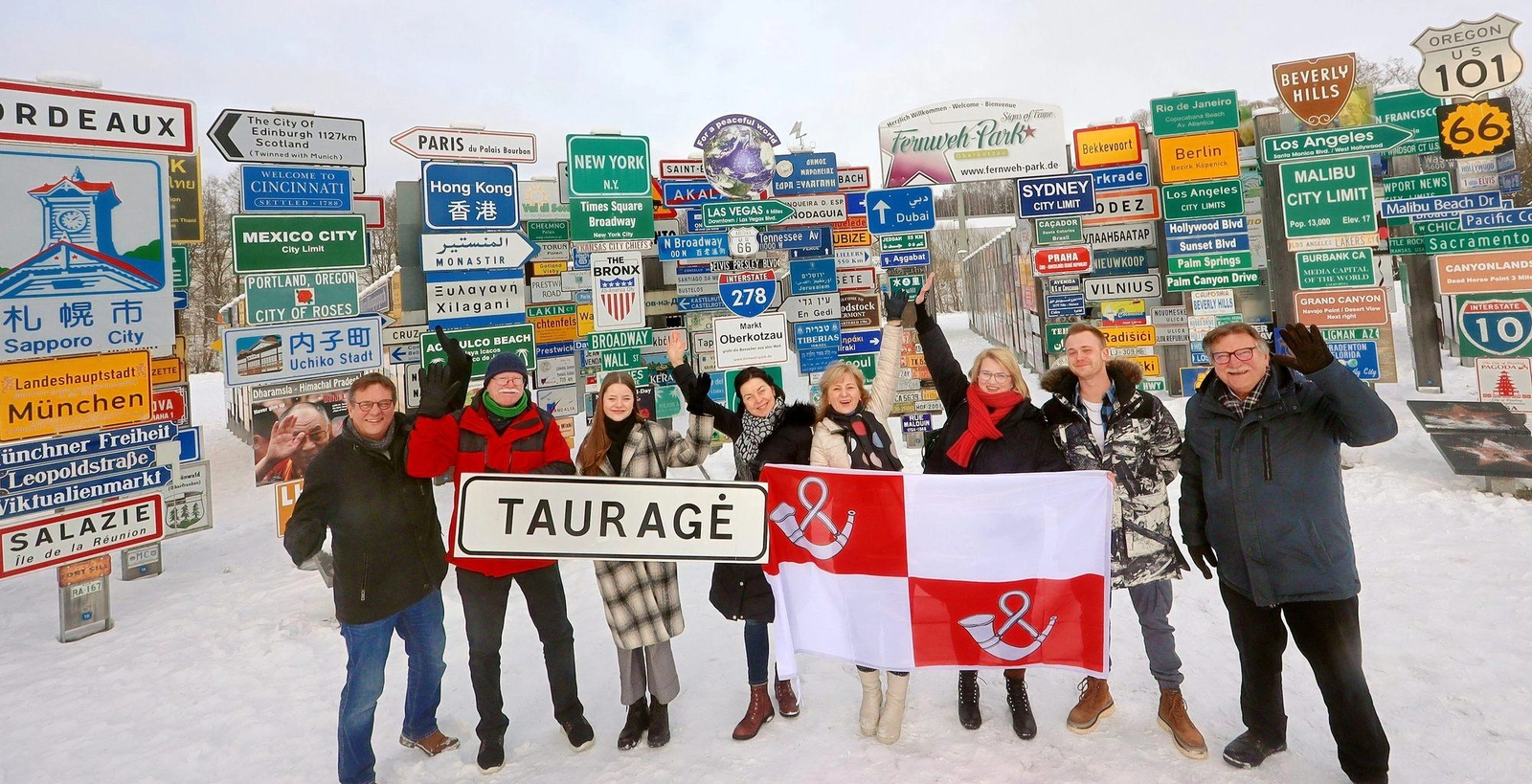 Tarp daugybės kitų – ir Tauragės ženklas