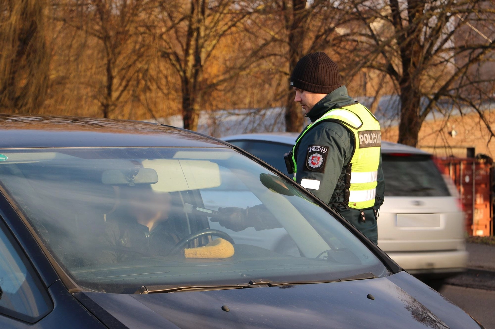 Tauragėje, Tilžės plente policijos pareigūnai vykdė prevencinę priemonę