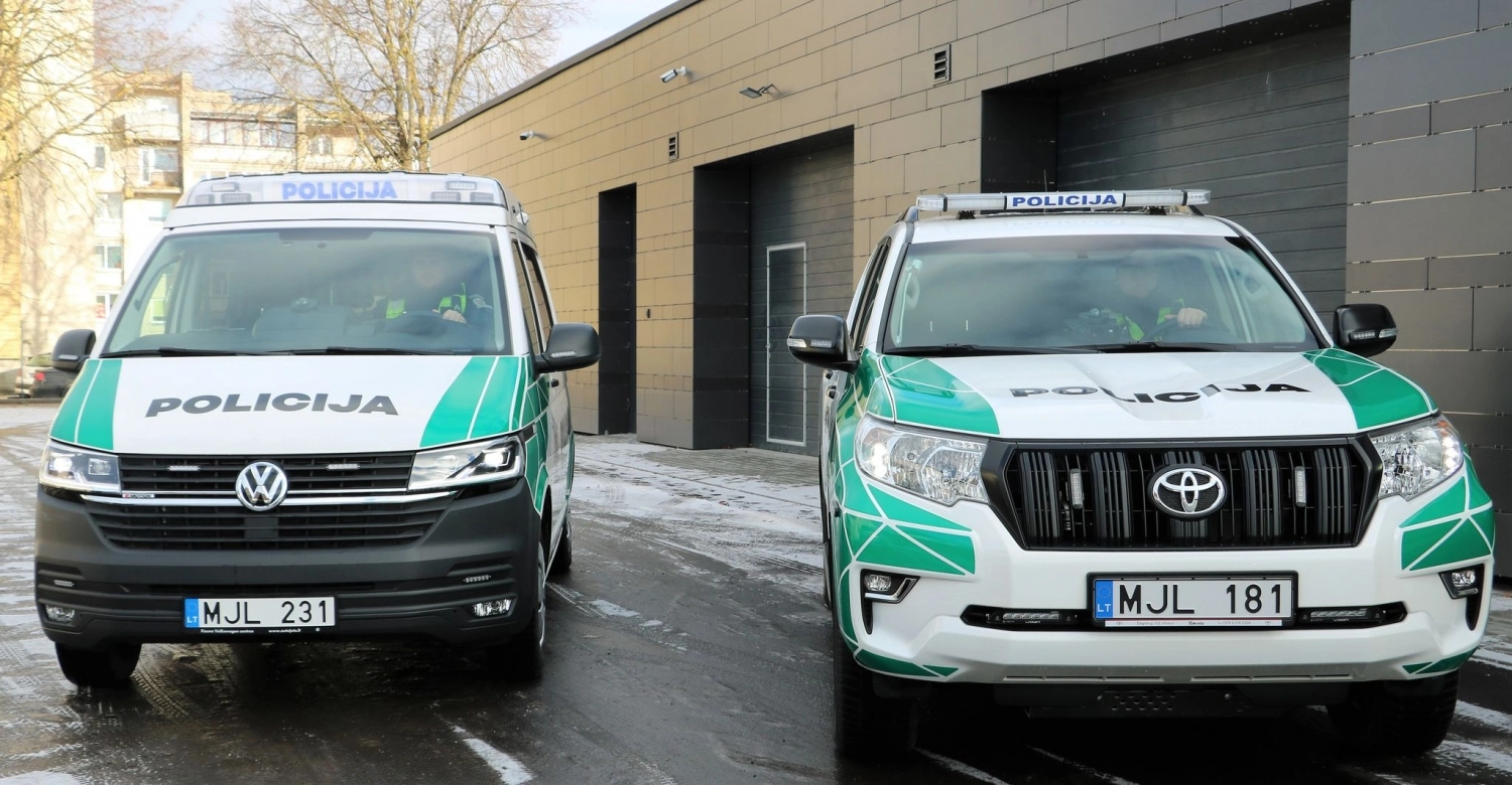 Tauragės apskrities policijos automobilių parką papildys du automobiliai