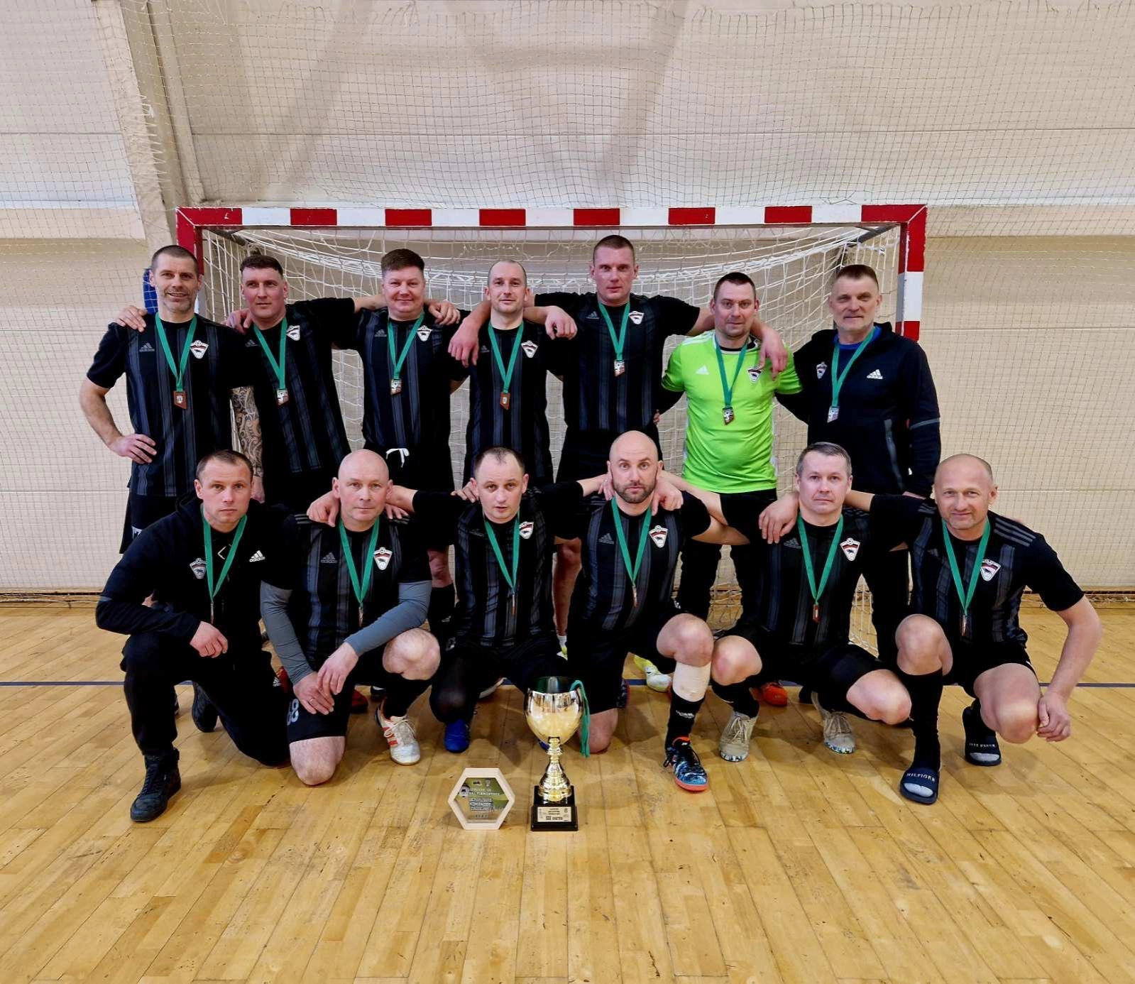 Tauragės futbolo veteranai iškovojo salės futbolo turnyro bronzą