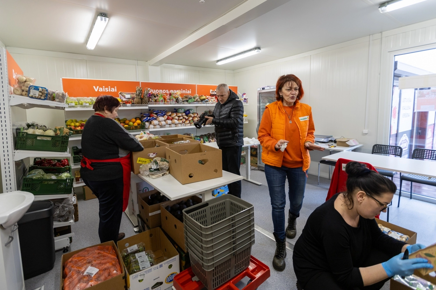 Tauragės „Maisto banko“ koordinatorė: čia maitiname kūnus ir širdis