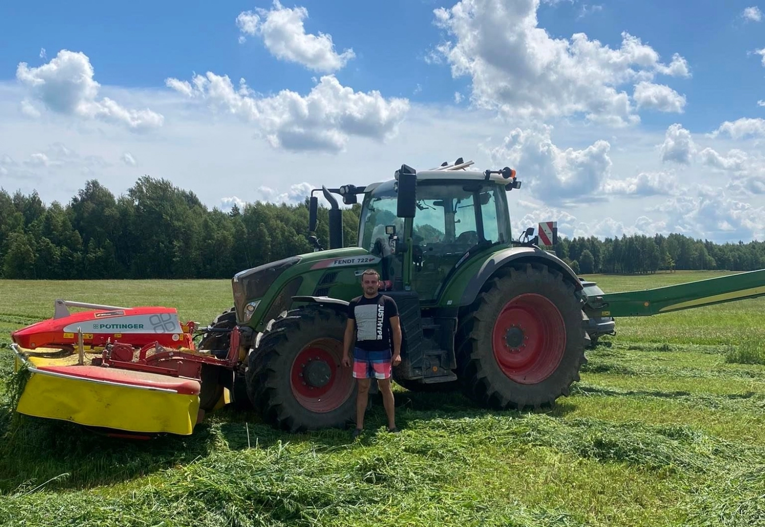 Tauragės rajone – rekordiniai žolės kiekiai