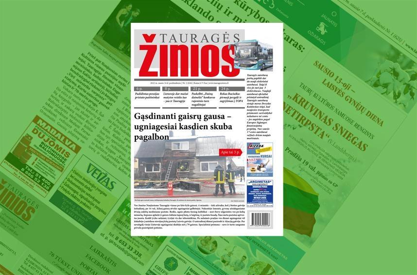 „Tauragės žinių“ anonsas – gąsdinanti gaisrų gausa: ugniagesiai kasdien skuba pagalbon