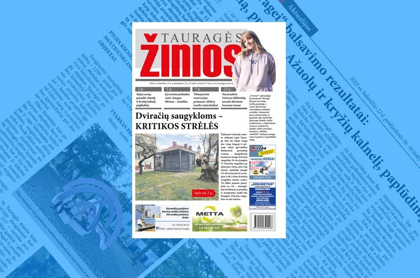„Tauragės žinių“ anonsas: Dviračių saugykloms – kritikos strėlės