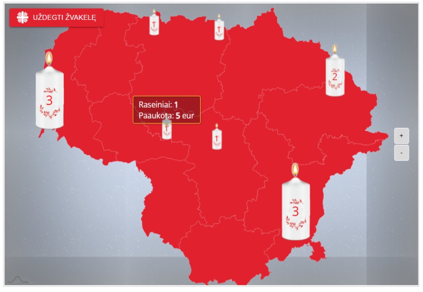 Tautiečiai visame pasaulyje kviečiami virtualiai uždegti 