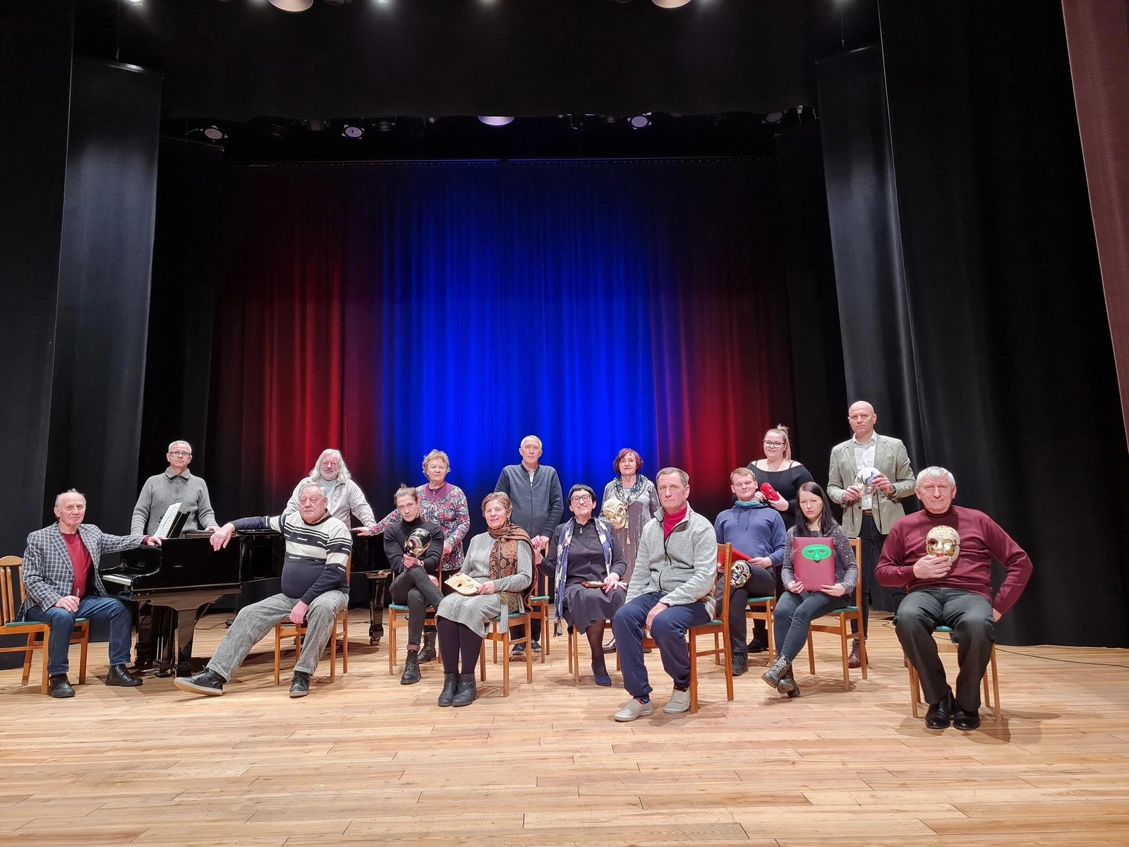 Teatro dienos proga artistai prabilo personažų lūpomis