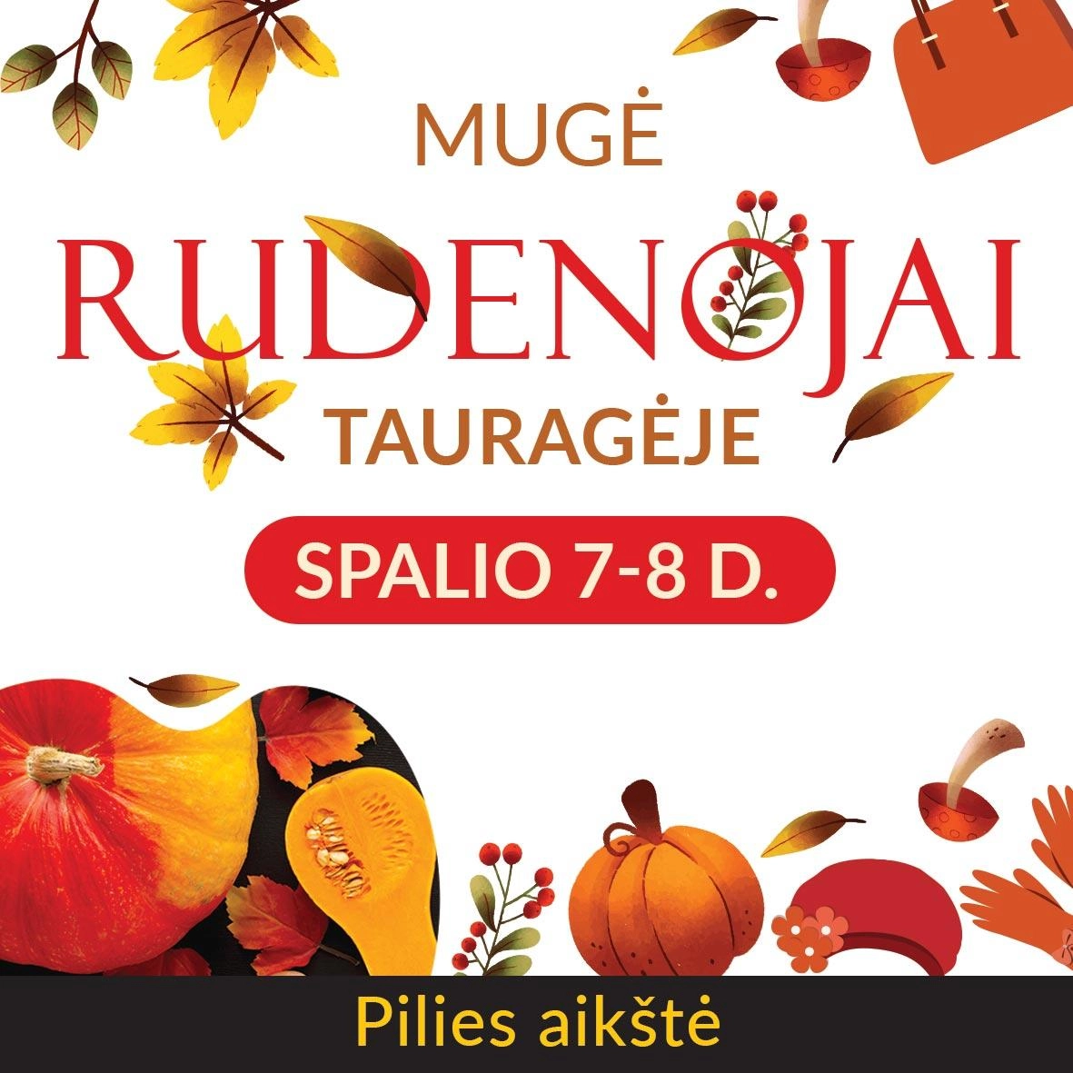 Tradicinė mugė „Rudenojai“  Tauragėje