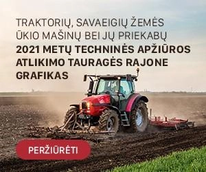 TRAKTORIŲ, SAVAEIGIŲ ŽEMĖS ŪKIO MAŠINŲ BEI JŲ PRIEKA