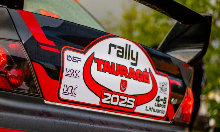 Eismo ribojimai „Rally Tauragė 2025“ metu