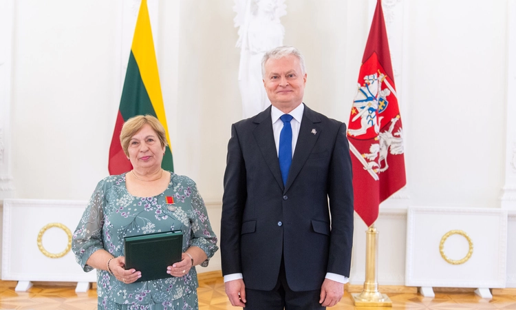 Ordino „Už nuopelnus Lietuvai“ medaliu apdovanota ir tauragiškė Pranciška Ramanauskienė