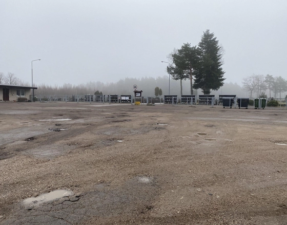 Aikštelė prie Papušynės kapinių bus suremontuota iki rugpjūčio