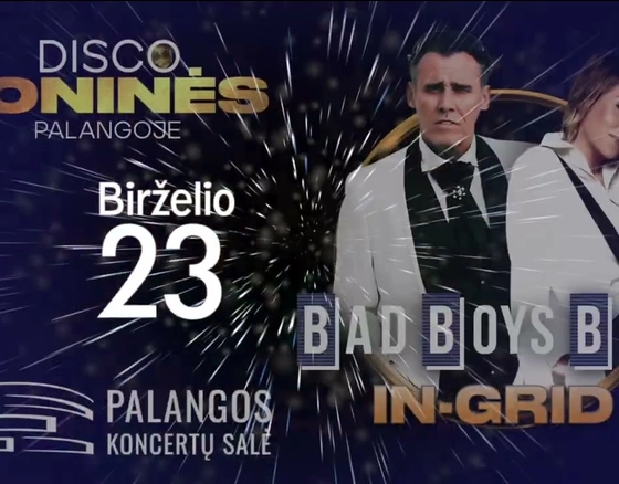 Disco Joninės Palangoje: Bad Boys Blue, In-Grid