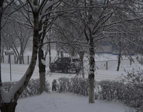 Eismo sąlygas sunkina snygis